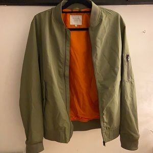 Army Green Bomber Jacket